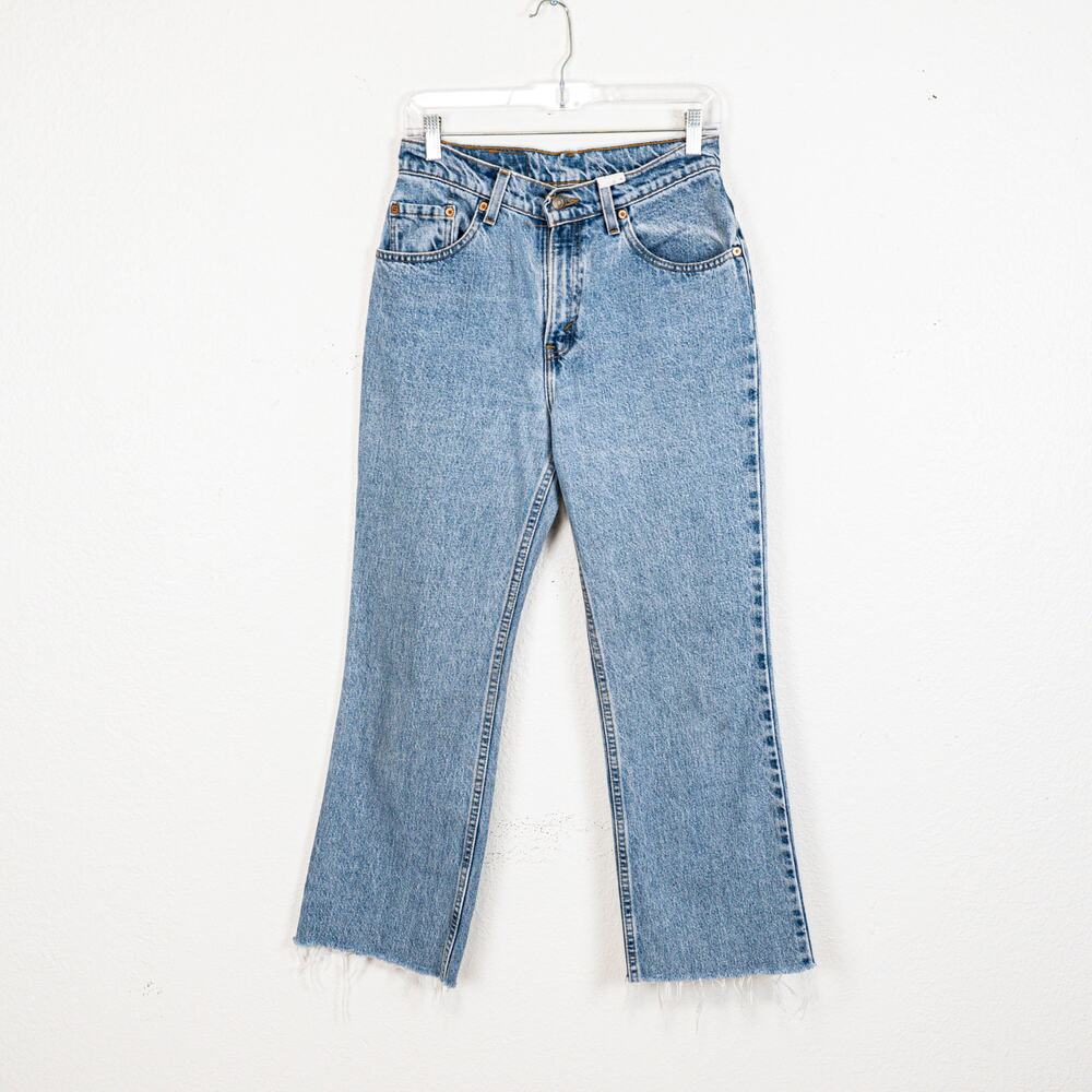 Vintage 1997 Levi's 517 Boot Cut Jeans Boys Medium (fit 27x27)